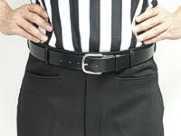 Smitty Flat Front Referee Pants W/Belt Loops